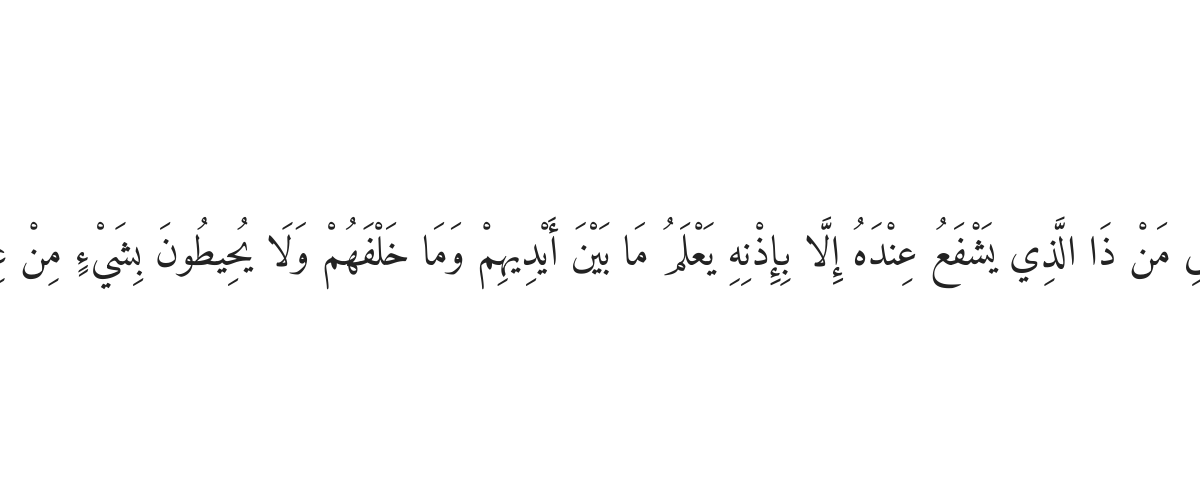 Ayat al-Kursi for Protection
