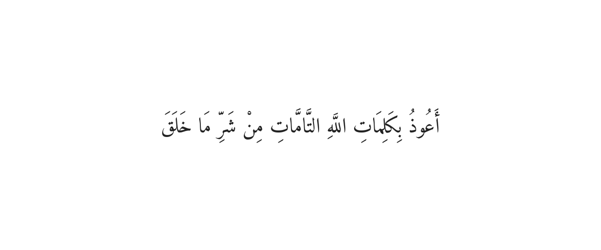 Dua for Protection in the Evening