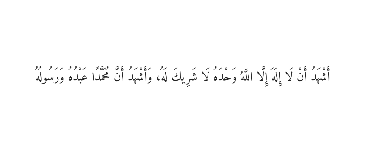 Shahadah After Wudu